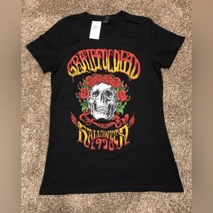 Mens Medium Grateful Dead Halloween 1970 Black Tee T Shirt. New With Tags